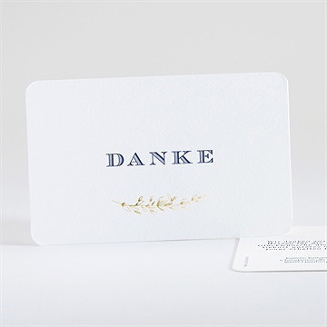 Dankeskarte Geburt Umrahmt