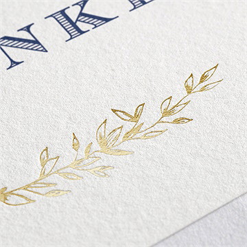 Dankeskarte Geburt Umrahmt - vue 2