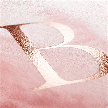 Geburtskarte kupfer und aquarell - Vue 2