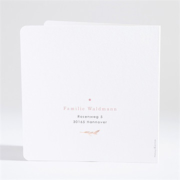 Geburtskarte kupfer und aquarell - Vue 4