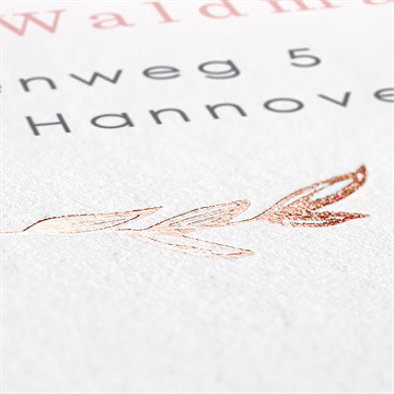 Geburtskarte kupfer und aquarell - Vue 5