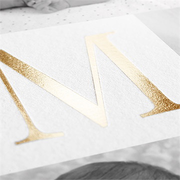 Geburtskarte Initial Im Patchwork - Vue 2