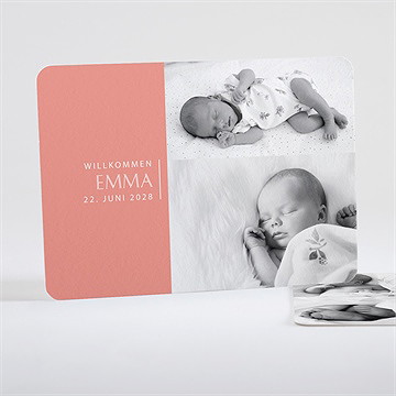 Geburtskarte Schlicht Und Elegant