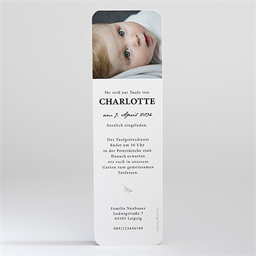 Einladung Taufe miniatur fotos - Vue 2