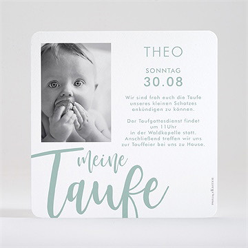 Einladung Taufe Silbernes Kreuz - vue 3