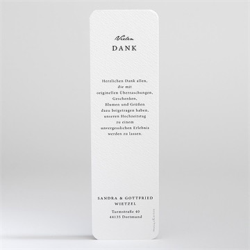 Dankeskarte Hochzeit fotoautomat schlicht - Vue 2