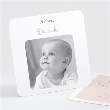 Dankeskarte Geburt schaukelpferd mädchen