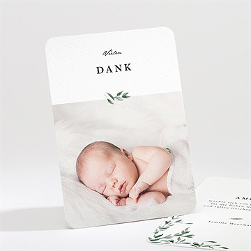 Dankeskarte Geburt Liebenswert