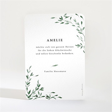 Dankeskarte Geburt Liebenswert - Vue 2