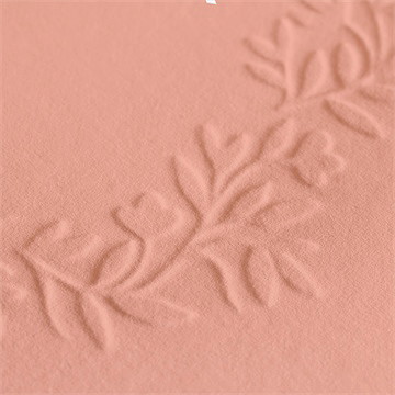 Geburtskarte Blumenkranz Prägung - Vue 2