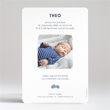 Geburtskarte My Little Sailor - Vue 2