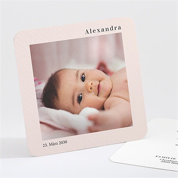 Geburtskarte foto mit rahmen