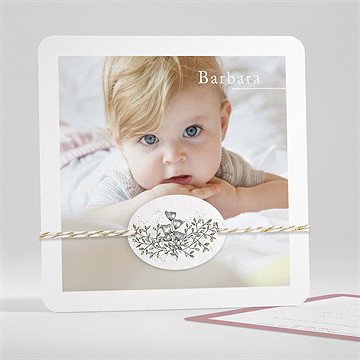 Geburtskarte glückssamen