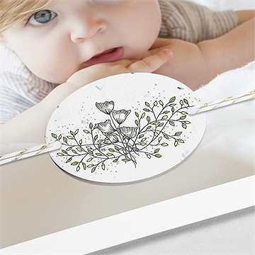 Geburtskarte glückssamen - Vue 2