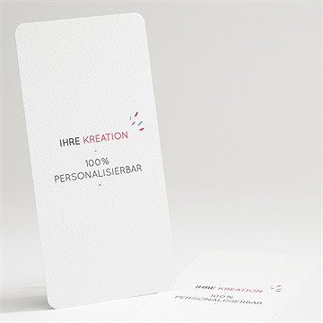 Menükarte Taufe blanco - 10x21cm (n221118)