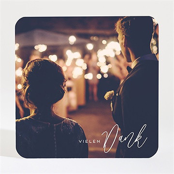 Dankeskarte Hochzeit Vertrauen - Magnet