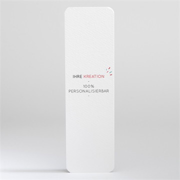 Geburtskarte blanco - 5,3x19,4cm (n200350)