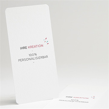 Menükarte Kommunion blanco - 10x21cm (n221119)