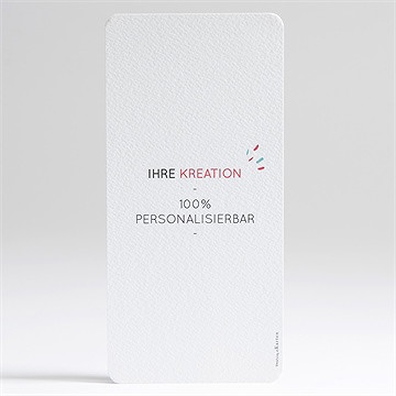 Menükarte Kommunion blanco - 10x21cm (n221119) - Vue 2