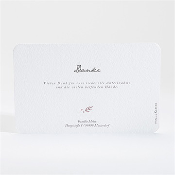 Trauerdanksagung Ihr Lächeln - vue 4