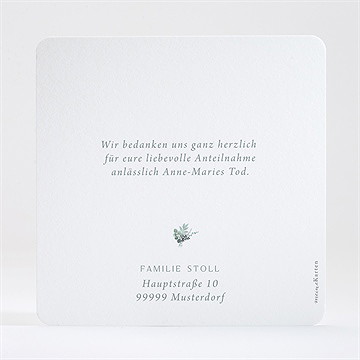 Trauerdanksagung Sehnsucht - Vue 2