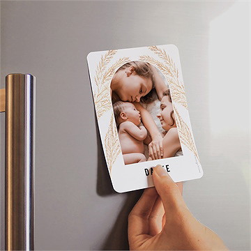 Dankeskarte Geburt schöne alkove - Vue 2