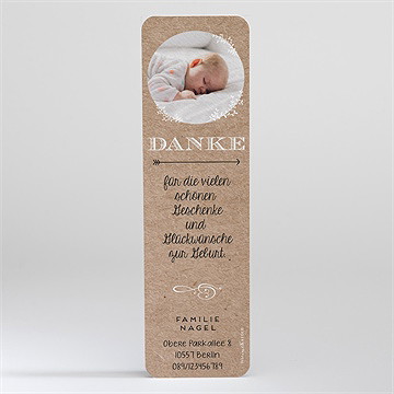 Dankeskarte Geburt Kraft & Co