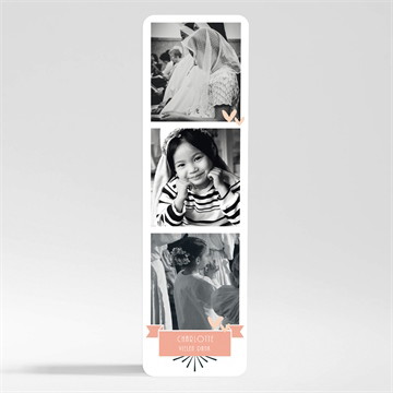 Dankeskarte Kommunion fotoblock einladung - magnet