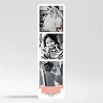 Dankeskarte Kommunion fotoblock einladung - magnet