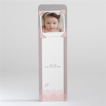 Andenken Taufe matrose in rosa - Vue 2