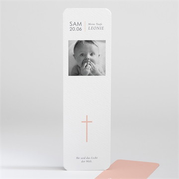 Andenken Taufe Kupfertaube