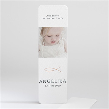 Lesezeichen Vorder- und Rückseite