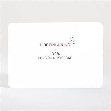 Hochzeitseinladung Blanco - 13,8X9,5Cm (N110105)