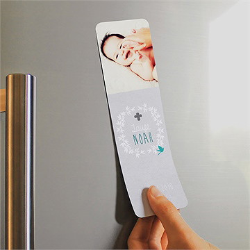 Andenken Taufe vogelgezwitscher - magnet - Vue 2