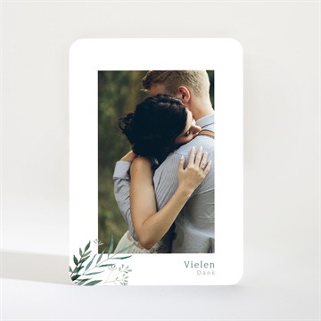 Dankeskarte Hochzeit olivenzweig - magnet