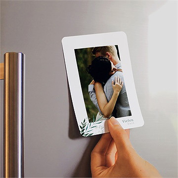 Dankeskarte Hochzeit Olivenzweig - Magnet - Vue 2