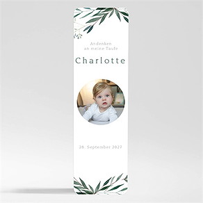 Andenken Taufe pflanzenschmuck - magnet