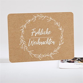 Weihnachtskarte schick in kraft
