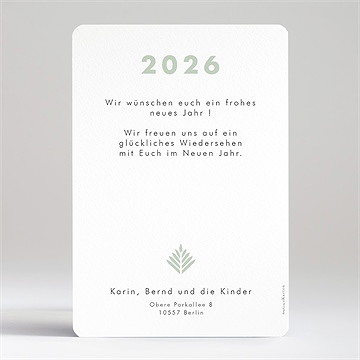 Weihnachtskarte Weihnachtliches Portrait - vue 2