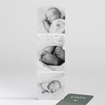 Dankeskarte Geburt Glück - origami