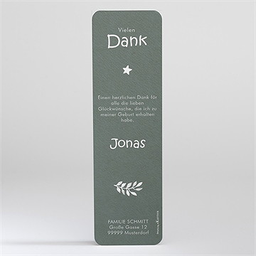 Dankeskarte Geburt glück - Vue 2