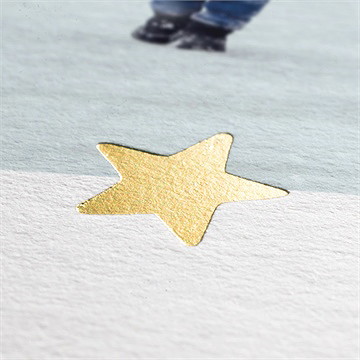 Weihnachtskarte Goldstern - Vue 2