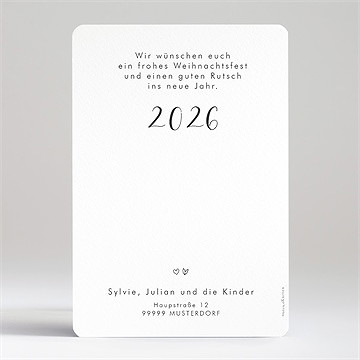 Weihnachtskarte Geteilte Erinnerungen - vue 2