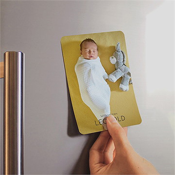 Geburtskarte Zarte Silhouette - Vue 2