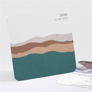 Geburtskarte schöne oase