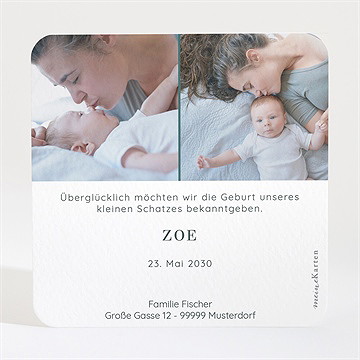 Geburtskarte Schöne Oase - Vue 2