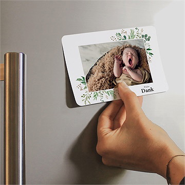 Dankeskarte Geburt frühlingskind - Vue 2