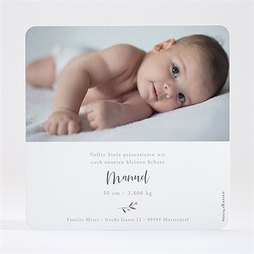 Geburtskarte Kleiner Ausflug - Vue 2