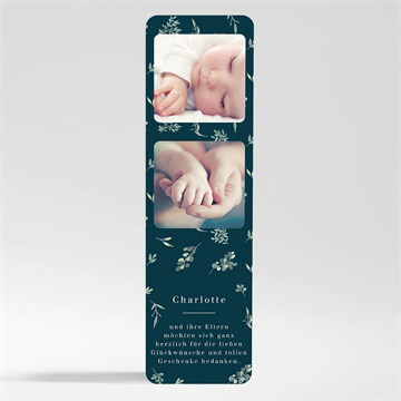 Dankeskarte Geburt blumenfreude