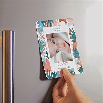 Geburtskarte Flower Power - Vue 2